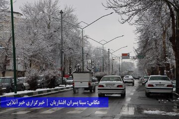 بارش برف در ارومیه
