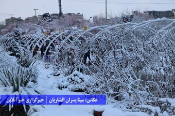 بارش برف در ارومیه