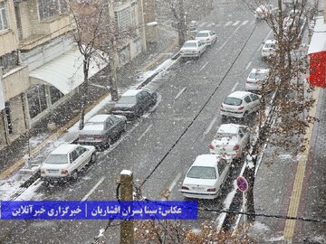 بارش برف در ارومیه