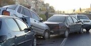 ببینید | تصادف زنجیره‌ای در اتوبان قم - تهران؛ ترافیک شدید در آزادراه