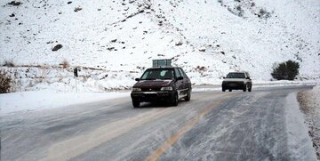 بارش برف و باران در جاده‌های این 10 استان