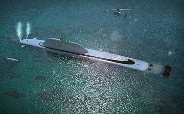 ساخت یک زیردریایی لوکس برای سوپر میلیاردرها / عکس