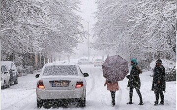 تداوم بارش برف و باران در کشور/ شدت بارندگی در این استان‌ها