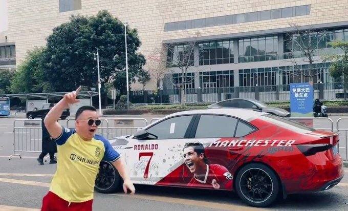 عکس| خاصترین هوادار کریستیانو رونالدو در چین