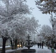 بارش برف و باران در اصفهان ادامه دارد/افت محسوس ۵ تا ۱۰ درجه ای دما در استان