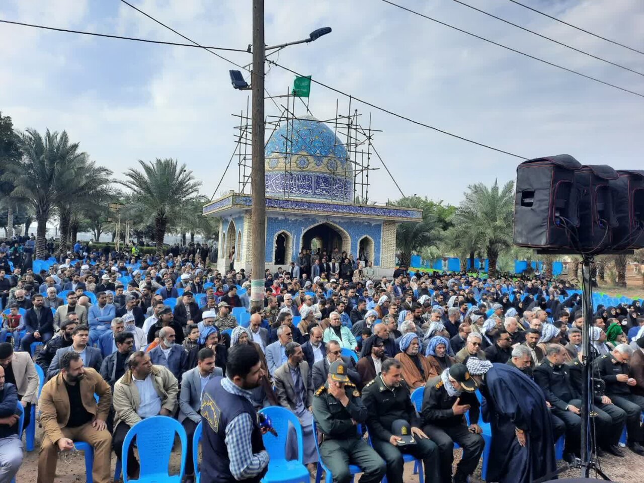 آیین تشییع سرباز فداکار شهید محمدرضا سبحانی بعد از ۴۳ سال