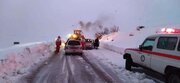 ارائه خدمات امدادی به ۲۵۵ نفر در برف و کولاک کوهرنگ