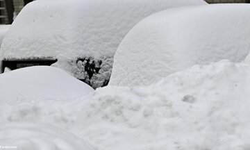 بارش چهار متر برف در گردنه ژالانه / عکس