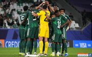 ببینید | شادی گل هواداران عربستان پس از زدن گل اول به کره جنوبی