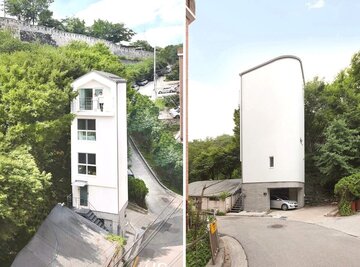 خانه عجیب ۳۳ متری که جایزه معماری را دریافت کرد!/ عکس
