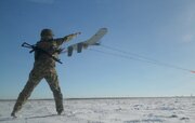 ببینید | منهدم کردن پهپاد اوکراینی توسط سرباز روسیه با کلاشینکف