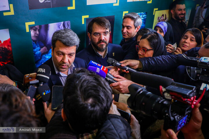 بازدید محمد خزاعی رییس سازمان سینمایی از خانه چهل‌ودومین جشنواره فیلم فجر
