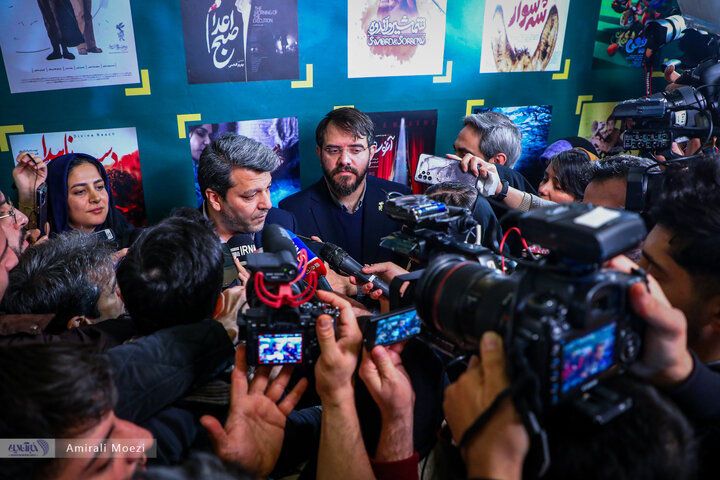 بازدید محمد خزاعی رییس سازمان سینمایی از خانه چهل‌ودومین جشنواره فیلم فجر