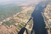 عکس | تصویری جادویی از رود نیل از زاویه دید یک فضانورد