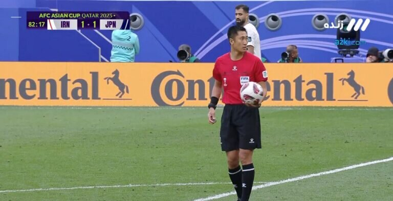 تلویزیون حین بازی ایران - ژاپن ۱۳۰ تبلیغ نمایش داد