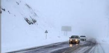 کولاک و مه در گردنهها و راههای استان همدان
