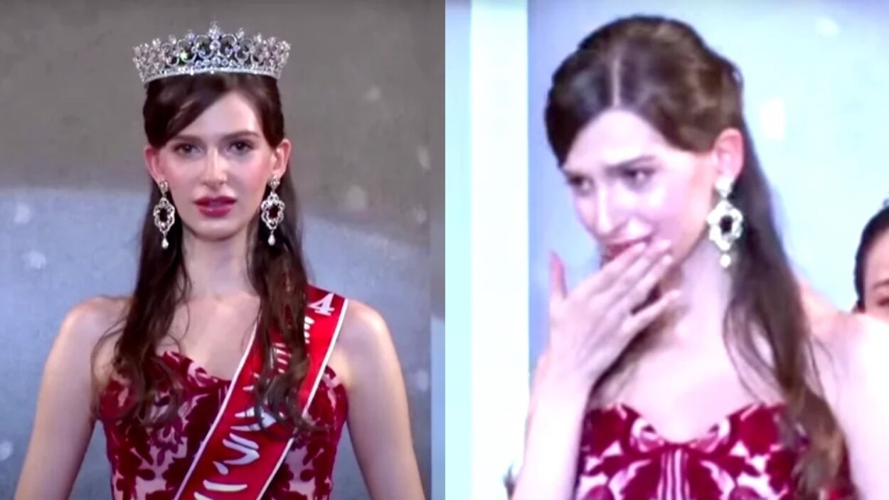 ملکه زیبایی ژاپن خیانت کرد و تاج خود را پس داد