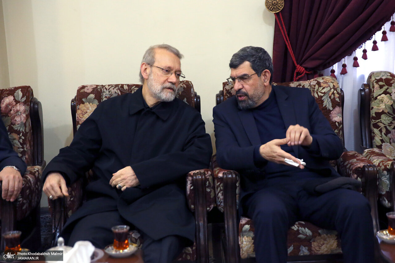 خندههای سعید جلیلی در کنار سیدحسن خمینی/ لاریجانی و عارف هم آمدند +عکس