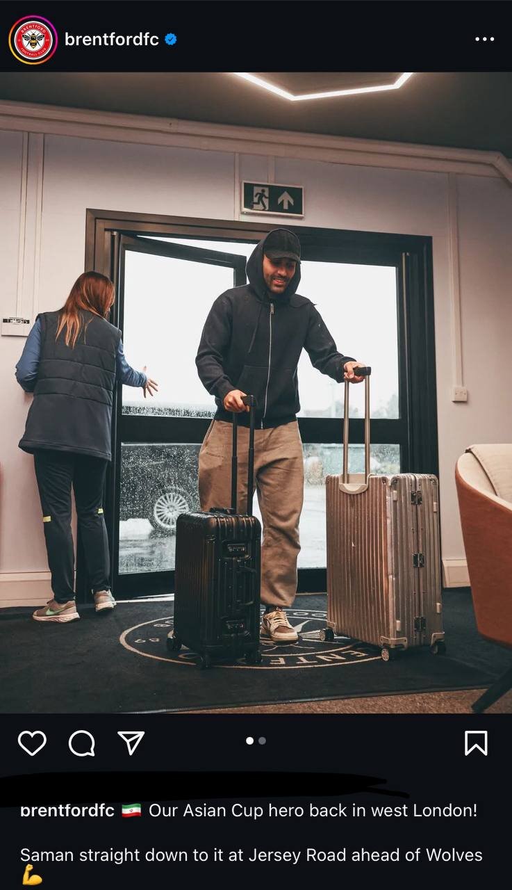 عکس| واکنش جالب به بازگشت ستاره ایرانی به لندن