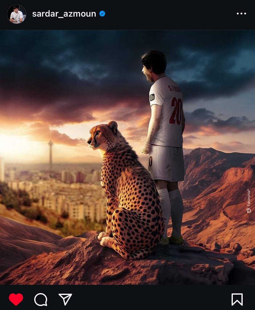 عکس| پیام تلخ سردار پس از حذف؛ ما را ببخشید!