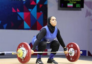 درخشش دختر ایرانی در وزنه‌برداری قهرمانی آسیا