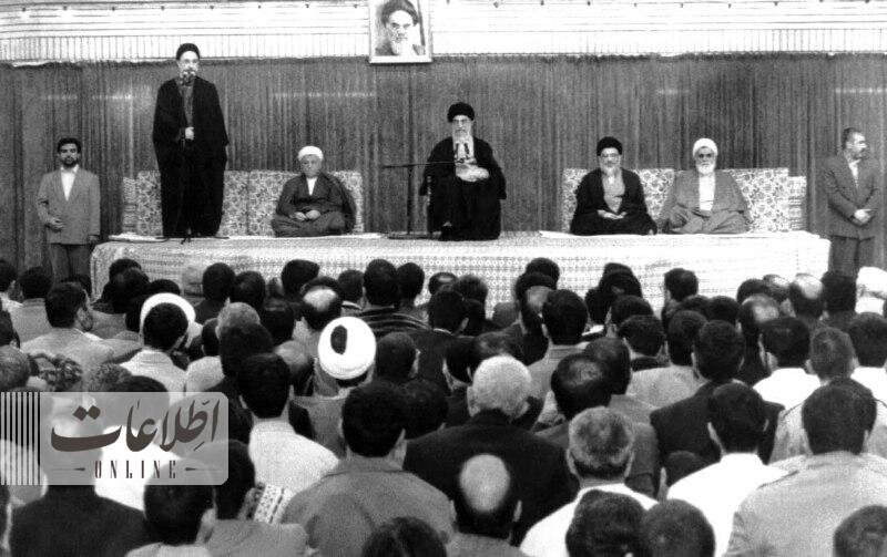 عکسهای قدیمی از ناطق نوری، خاتمی و آیتالله هاشمی در بیت رهبر انقلاب