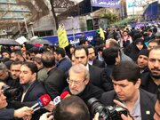 لاریجانی: ملت ایران می‌خواهد مشکلات داخلی و خارجی را خودش حل کند/ انتخابات حق مردم است