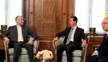 Amir-Abdollahian meets with Bashar Assad in Damascus