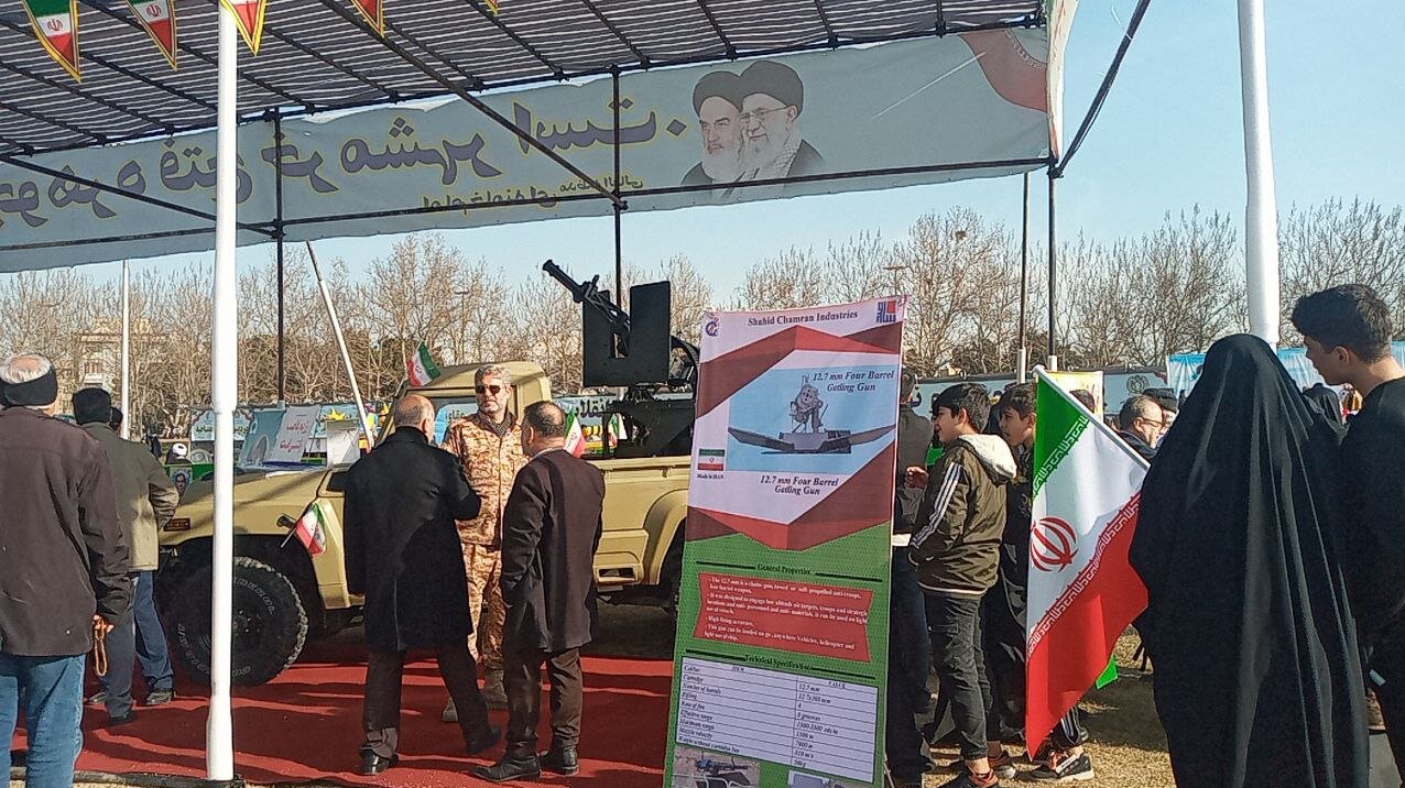 تصاویری از موشک‌های ایران در راهپیمایی ۲۲ بهمن