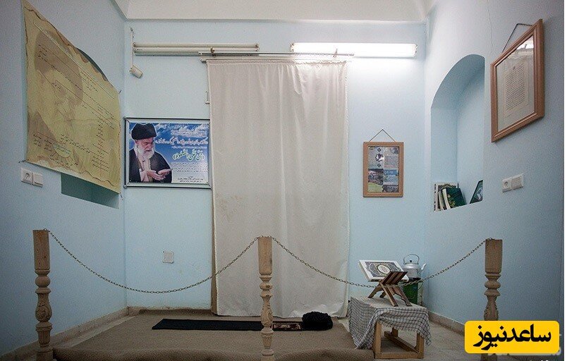 تصاویری از خودروی کلاسیک و خانه قدیمی رهبر انقلاب