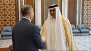دیدار وزیرخارجه با امیر قطر/ امیرعبداللهیان: رفتارهای آمریکا دوگانه و متناقض است