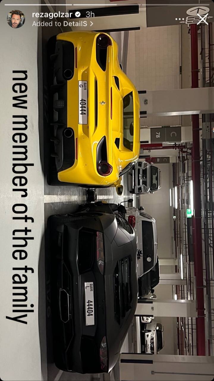 عکس | رونمایی محمدرضا گلزار از دو خودروی فوقلوکس و میلیاردی جدیدش