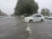 ببینید | وضعیت فاجعه‌بار خیابان‌های اهواز پس از بارش باران شدید!