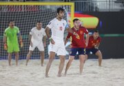بازگشت تماشایی تیم ساحلی ایران مقابل اسپانیا