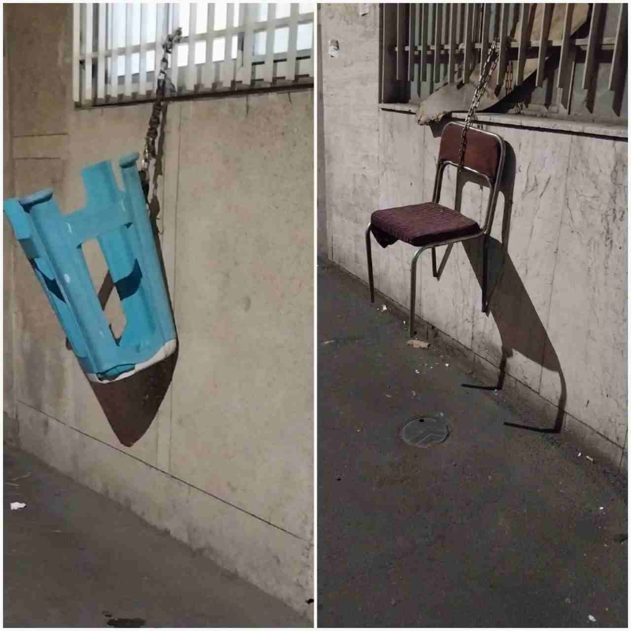 تصویر عجیب از حفظ جای پاک در تهران