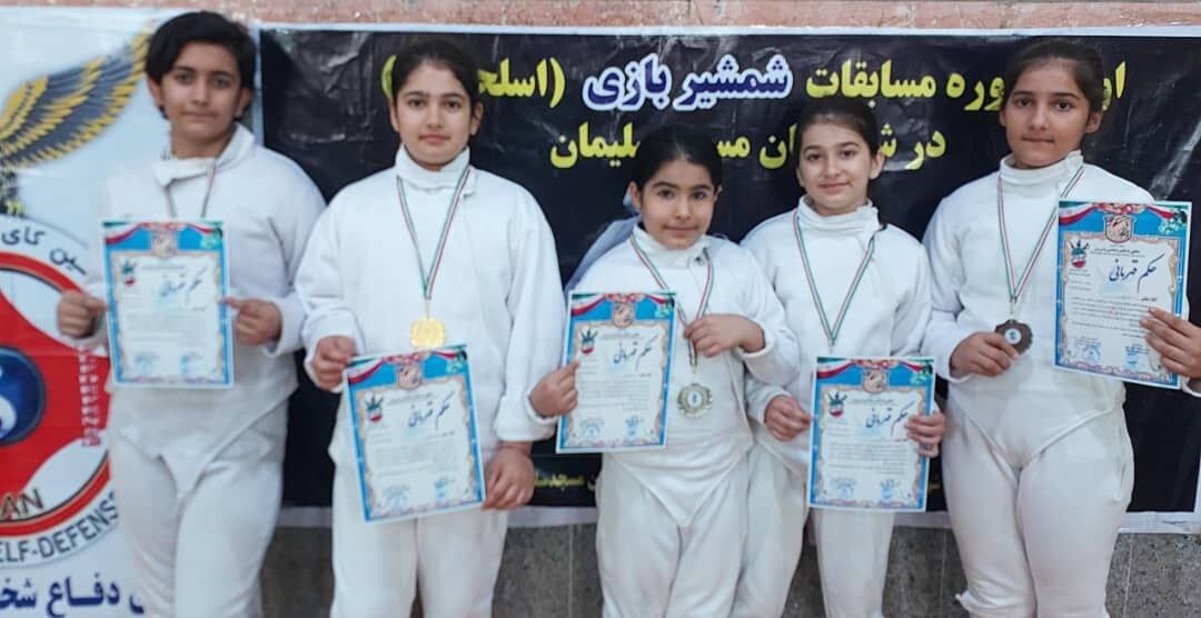 مسابقات شمشیربازی در مسجدسلیمان برگزار شد