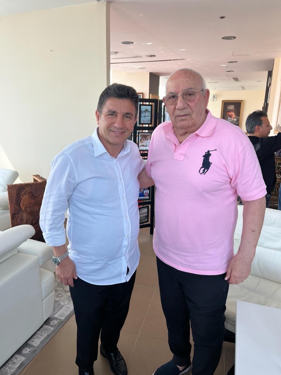 عکس| ملاقات قلعهنویی با سرمربی قهرمان آسیا