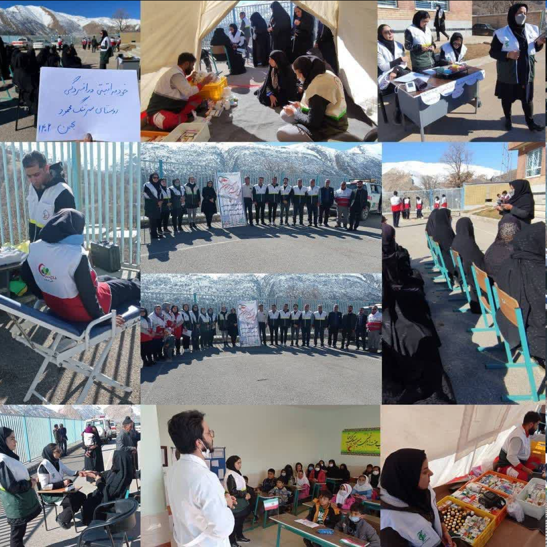 خدمت رسانی ۴۰تیم روز گروه جهادی پزشکی در بام ایران