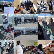 خدمت رسانی ۴۰تیم روز گروه جهادی پزشکی در بام ایران