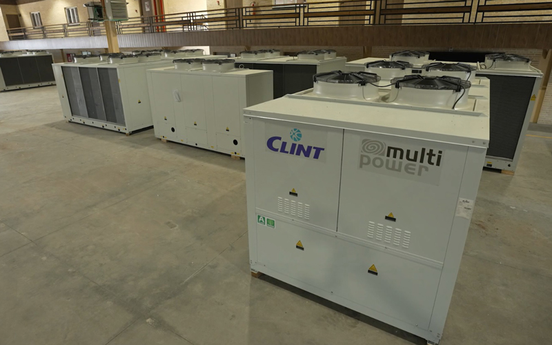 مبتکران گلدیران تولید کننده چیلرهای آب خنک و هوا خنک کلینت