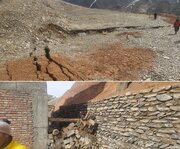 تخلیه چندین خانه در روستای سلوک مهاباد به دلیل رانش زمین