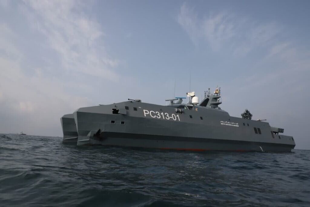 چهره تهاجمی نخستین ناوشکن سنگین سپاه