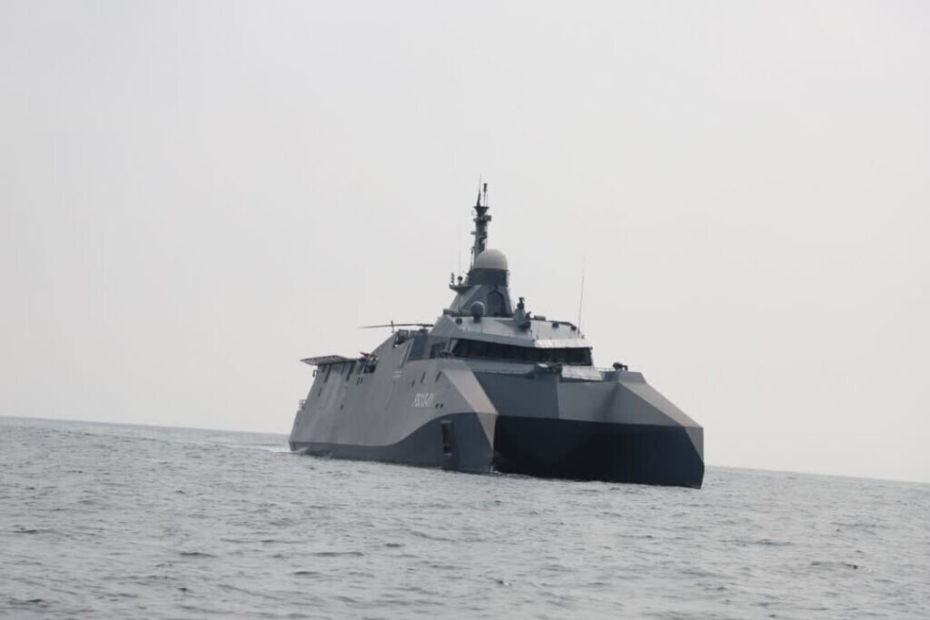 چهره تهاجمی نخستین ناوشکن سنگین سپاه