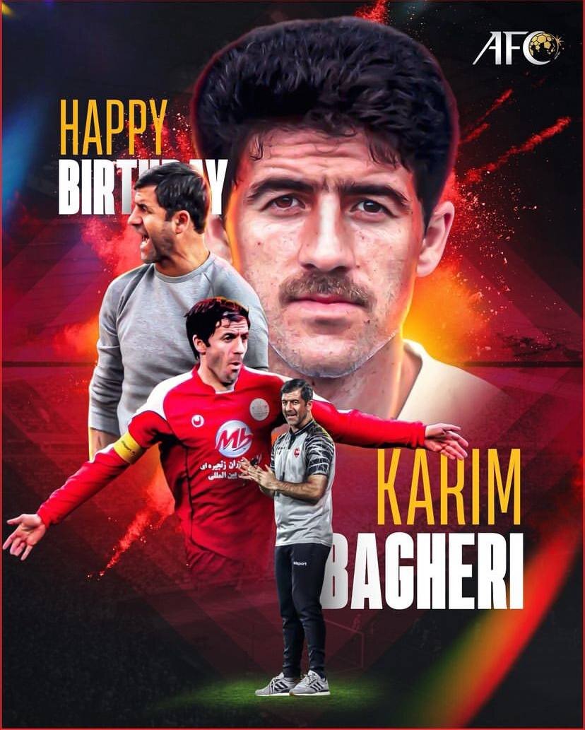 عکس| پوستر ویژه AFC برای کریم باقری