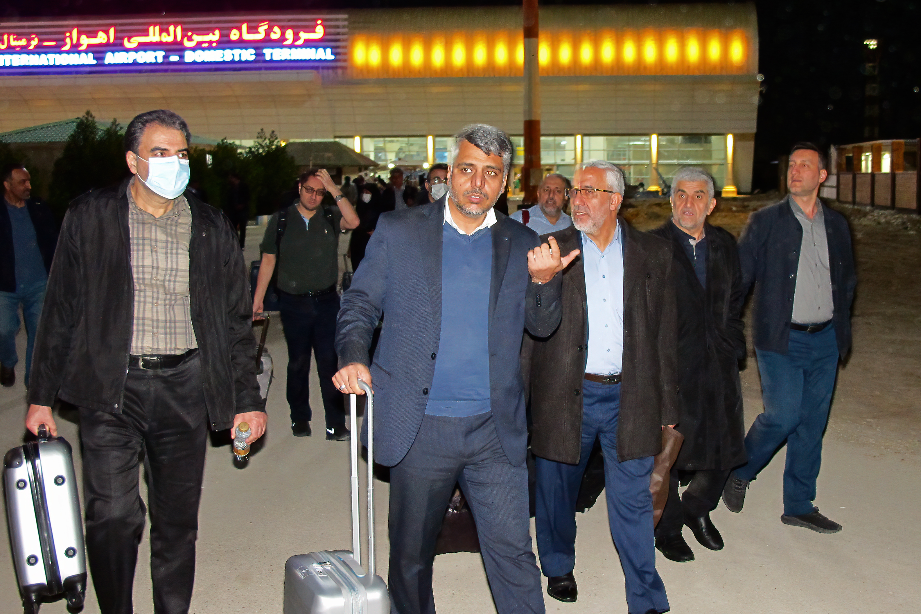 حضور رییس و اعضای هئیت علمی دانشگاه علوم پزشکی شهید بهشتی در خوزستان