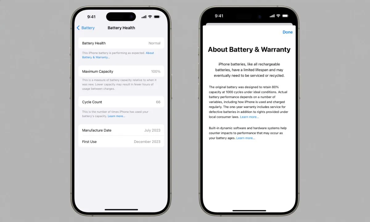 ادعای اپل در خصوص عمر باتری آیفون۱۵ 2 ادعای اپل در خصوص عمر باتری آیفون۱۵