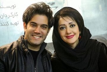 عکس | قاب عاشقانه و جدید امیرعلی نبویان و همسرش