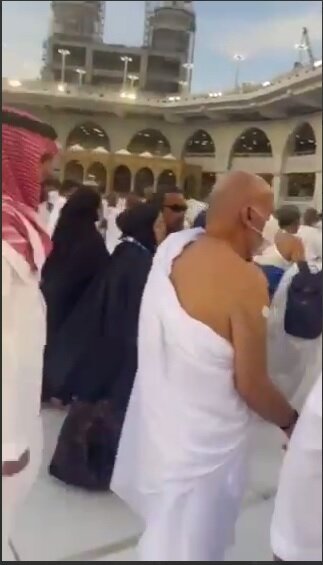 رئیس جمهور فراری در مکه رویت شد!/عکس
