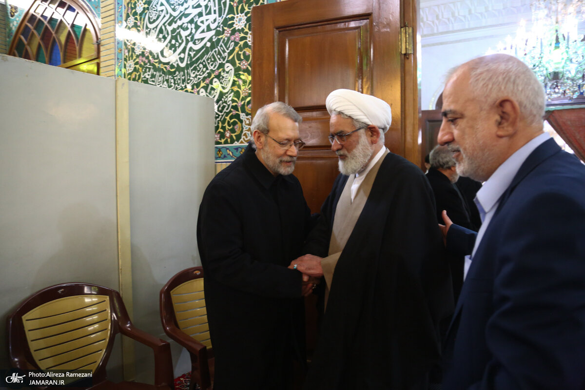 حضور همزمان دولتمردان روحانی و رئیسی در یک مراسم / علی لاریجانی میزبان بود + تصاویر 7