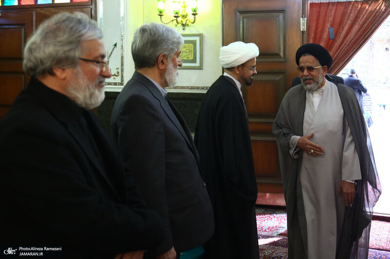 حضور همزمان دولتمردان روحانی و رئیسی در یک مراسم / علی لاریجانی میزبان بود + تصاویر 9